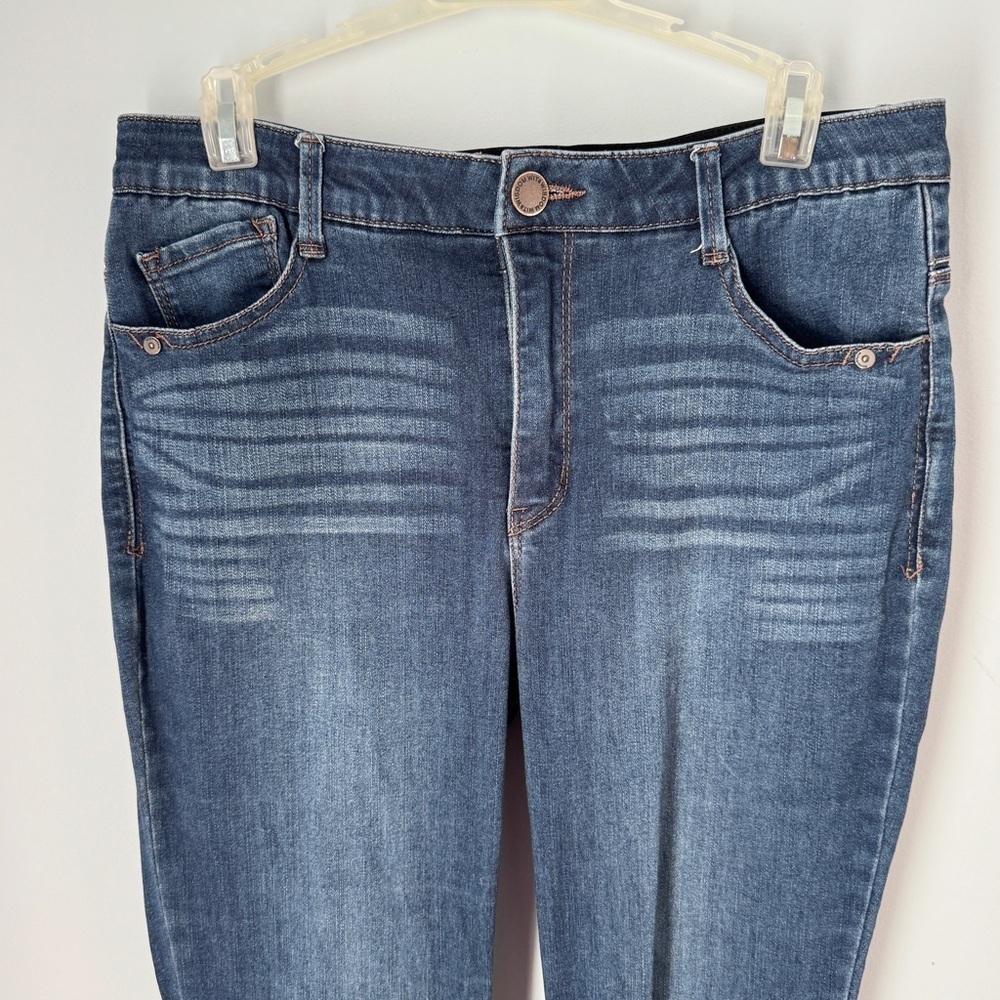 Wit & Wisdom Dark Denim ‘Ab’Solution Bootcut Jeans Size 8 Petite - Picture 5 of 12